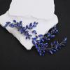 Rumtock Blue Rhinestones Beads Silver Hair Comb Handmade Hair Accessories for Women Girls Special Occasion Jewelry (Blue) view 3