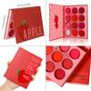 Afflano Chrome Red + Pink Eyeshadow Palette, Ultra Pigmented Duo Chrome Metallic Eyeshadow, Multi-Dimensional Eye Makeup view 3