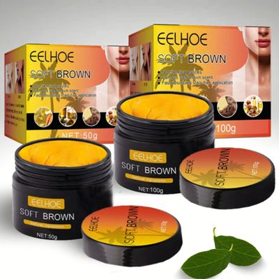 Eelhoe Tanning Gel, Eelhoe Soft Brown Intensive Tanning Gel, Best Self Tanner, Tanning Cream for Outdoor Sun, Achieve Natural Tan Skin, Self Tanning Cream, Tan Bed Cream