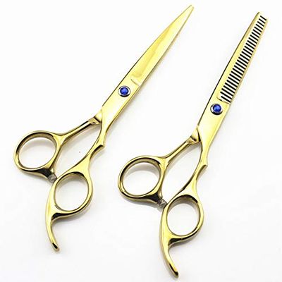 Hair Cutting Scissors, Professional 6 inch Hair Scissors Set Cutting Shears Salon thinning sissors Barber Hairdressing Scissors