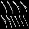 10Pcs Rhinestone Bobby Pins Crystal Diamond Bling Hair Pins Shiny Fancy Metal Barrettes I S X Shaped Hair Accessories for Women Girls Party Wedding Daily (Silver) view 1