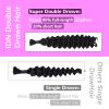IDN BEAUTY Human Braiding Hair 20 Inch 50g Bulk Boho Hair For Braiding Deep Wave Natural Black Bulk Human Hair For BoHo Braids No Weft 15A Vietnam Virgin Braiding Hair view 2
