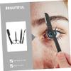 Beavorty Stylish Eyebrow Trimming Kit Scissors Tweezers Brush Razor Compact for Travel for Friends Family view 2