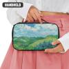Noteligou Landscape Painting Cosmetic Bag Small Makeup Bag for Women for Purse Small Zipper Pouch Toiletry Organzier Storage Pouch Toiletry Organzier Hiking Camping view 4
