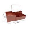 KELINFONG Makeup Bag - Large Capacity Plastic Cosmetic Organizer for Countertop & Dresser view 2
