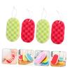 NOLITOY 8pcs Bath Scrubbers Comfortable Body Sponges for Adults Exfoliating Loofah for Daily Use for Relaxing Showers Strong Cleaning Ability view 3
