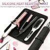Heat Mat for Curling Iron, Oversize Silicone Resistant Mat for Hair Tools, Hot Pad for Hair Straightener, Flat Irons and Hot Hair Styling Tools Home Travel Gym Salon (15.7" x 11.8") view 4
