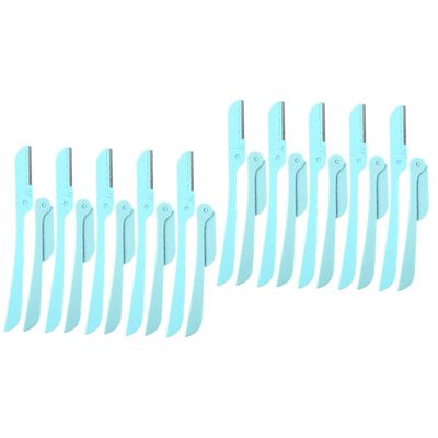 Beaupretty 20pcs Eyebrow Foldable Trimmers for Women Precision Eyebrow Grooming Tool Safe Design for Removal and Stylish Shaping