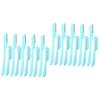 Beaupretty 20pcs Eyebrow Foldable Trimmers for Women Precision Eyebrow Grooming Tool Safe Design for Removal and Stylish Shaping view 1