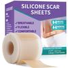 Silicone Scar Sheets, Medical Grade Silicone Scar Tape (1.6" x 120"), Professional Scar Removal Treatment, Reusable, for Healing Keloids, Surgeries Scars, C-sections, and Burns view 1