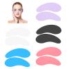 10 PCS Under Eye Patches, Reusable Eye Patches Silicone Patches Under Eye Mask Silicone Eye Patches Reusable Overnight for Dark Circles and Puffiness Effect to Reduce Wrinkles and Fine Lines Colorful view 1