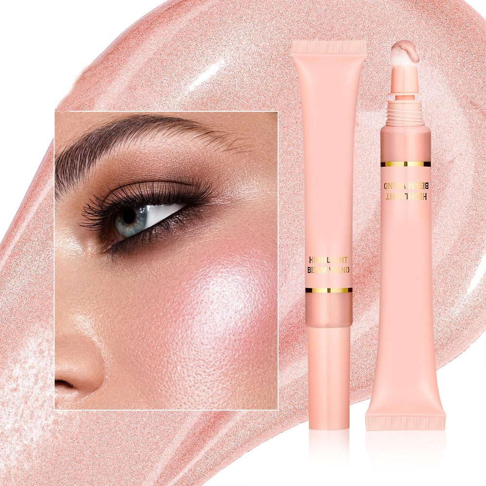 Contouring Beauty Wand Liquid Highlighter Wand Wand With Cushion Applicator Long Lasting Smooth Lightweight Liquid Cushion Highlighter Stick