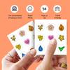 EMO PATCH Acne Pimple Patches for Face 54 Count with Mirror Case for Day & Night Use - Hydrocolloid Pimple Pads, Emoji-Themed Blemish Dots, Clear Skin Treatment (Shape) view 4