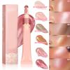Contouring Beauty Wand Liquid Highlighter Wand Wand With Cushion Applicator Long Lasting Smooth Lightweight Liquid Cushion Highlighter Stick view 2