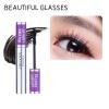 Stereoscopic 4D Waterproof, Sweat-Proof, Non-Smudge Bushy Eye Mascara (Black (purple head), 1) view 3