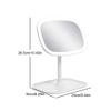 CHICKEN Makeup Mirror Cosmetic Mirror Desktop LED Light Vanity Mirror Fill-in Light Women's Mirror Portable Beauty Mirror Can Rotate 180 Mirror for Desk view 2
