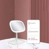 CHICKEN Makeup Mirror Cosmetic Mirror Desktop LED Light Vanity Mirror Fill-in Light Women's Mirror Portable Beauty Mirror Can Rotate 180 Mirror for Desk view 4