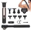 DoCatop Back Shaver for Men, 5-in-1 Electric Back Hair Removal Razor with Adjustable Extension Handle, Body Hair Trimmer Grooming Kit for Wet or Dry Shaving,Rechargeable,Waterproof (Black) view 1