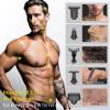 DoCatop Back Shaver for Men, 5-in-1 Electric Back Hair Removal Razor with Adjustable Extension Handle, Body Hair Trimmer Grooming Kit for Wet or Dry Shaving,Rechargeable,Waterproof (Black) view 2