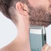 Almencla Compact Electric Shaver for Men Portable Grooming Tool, Blue, 6.2cmx10cm view 3