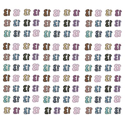 120PCS Lucky Number 13 Temporary Tattoos Stickers,goodie for concert,Concert Accessories for Fans Gifts, Hand Tattooface tattoosprincess tattoos temporary for kids.