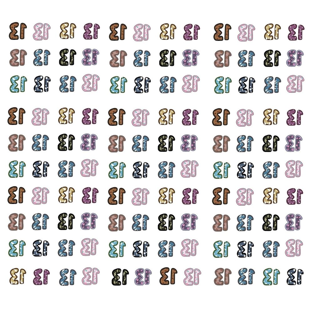 120PCS Lucky Number 13 Temporary Tattoos Stickers,goodie for concert,Concert Accessories for Fans Gifts, Hand Tattooface tattoosprincess tattoos temporary for kids.