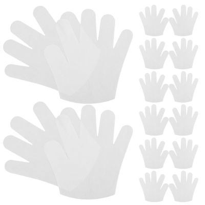 Beavorty 50pairs Moisturizing Gloves Non-Woven Hand Care for Dry Skin Overnight Hydration for Women Softening and Repairing Treatment for Rough Hands