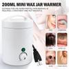 Mini Hair Removal Wax Heating Machine, Facial Waxing Warmer, Wax Warmer with 6-speed Temperature Adjustment, Paraffin Waxing Warmer for Men and Women (US Plug) view 4