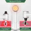 BENTFINE Blackhead Remover Vacuum, 2 in 1 Pore Vacuum, Blackhead Vacuum Extractor, Whitehead Remover Vacuum with Heating Mode, Facial Pore Cleaner Electric with 5 Heads & 3 Suction Level view 3
