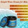 360 Wave Pomade Strong Hold 360 Training Hair Cream, Wave Greasy Wave Butter for Men Pocket Palm Brush Curved Wave Brush Silky Durags for Men Extra Long Tails Wave Brush Wave Cap Set view 4