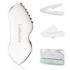 LeMeeOly Stainless Steel Gua Sha Facial Tools Metal GuaSha Tool for Face Neck, Detailer Gua Sha Lymphatic Drainage Reduce Wrinkles Face Massage Tool, Gift for Women view 1