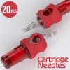 Wormhole Tattoo Cartridge Needles 17M1 Needle Cartridge #10 Bugpin 17 Magnum Tattoo Needles 20PCS Disposable Finger Ledge Cartridges 3.5MM Taper for Tattoo Gun Tattoo Supplies 1017M1 view 3