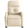 SKM Electric Massage Recliner Chair Cream Fabric (Weight-44KG) view 3