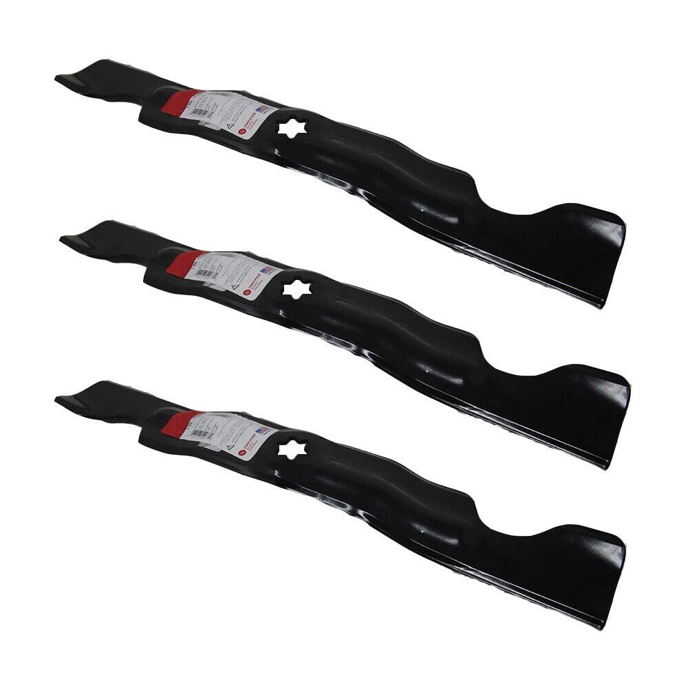 Replacement for fits 3 Heavy Duty Blades Fits Cub Cadet 50 RZT50 742-04053 954-04053 942-04053C LX500