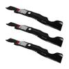 Replacement for fits 3 Heavy Duty Blades Fits Cub Cadet 50 RZT50 742-04053 954-04053 942-04053C LX500 view 1