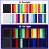 Janolia Rainbow Face Paint Kit - UV Fluorescent Split Cake, Water Activated Body Paint for Kids' Halloween, Carnival & Easter view 3