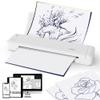 HPRT Portable Printer Wireless Bluetooth Connection MT866 Thermal Inkless Mobile Support 8.5'' X 11'' US Letter and Tattoo Stencil, Compatible with iOS/Android/PC, Includes 10pcs Transfer Paper view 1