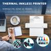 HPRT Portable Printer Wireless Bluetooth Connection MT866 Thermal Inkless Mobile Support 8.5'' X 11'' US Letter and Tattoo Stencil, Compatible with iOS/Android/PC, Includes 10pcs Transfer Paper view 4