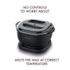 Italwax Brazilian Waxing Kit  Automatic Wax Warmer with Hard Wax Beads, No Temperature Control Needed, Easy-to-Clean Silicone Pot, Painless Hair Removal for Sensitive Skin, Face, Bikini & Body view 2