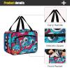 KUEJOP Toiletry Bag Cartoon Big Eyes Monster Hanging Makeup Organizer Water Resistant Cosmetic Bag view 4