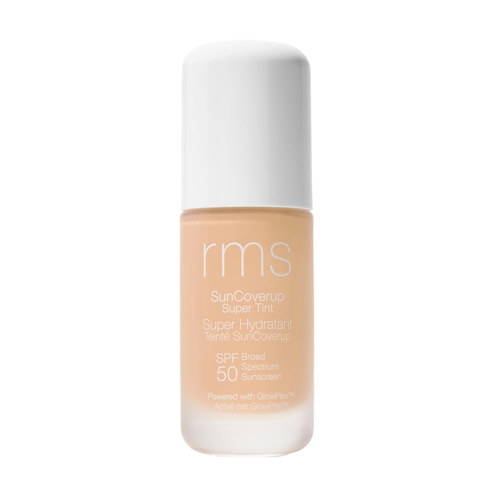 RMS Beauty SunCoverup SPF 50 Broad Spectrum Mineral Sunscreen Foundation, Reef-Safe Zinc Oxide, Tinted Lightweight Sun Protection, Water-Resistant, 1 fl oz