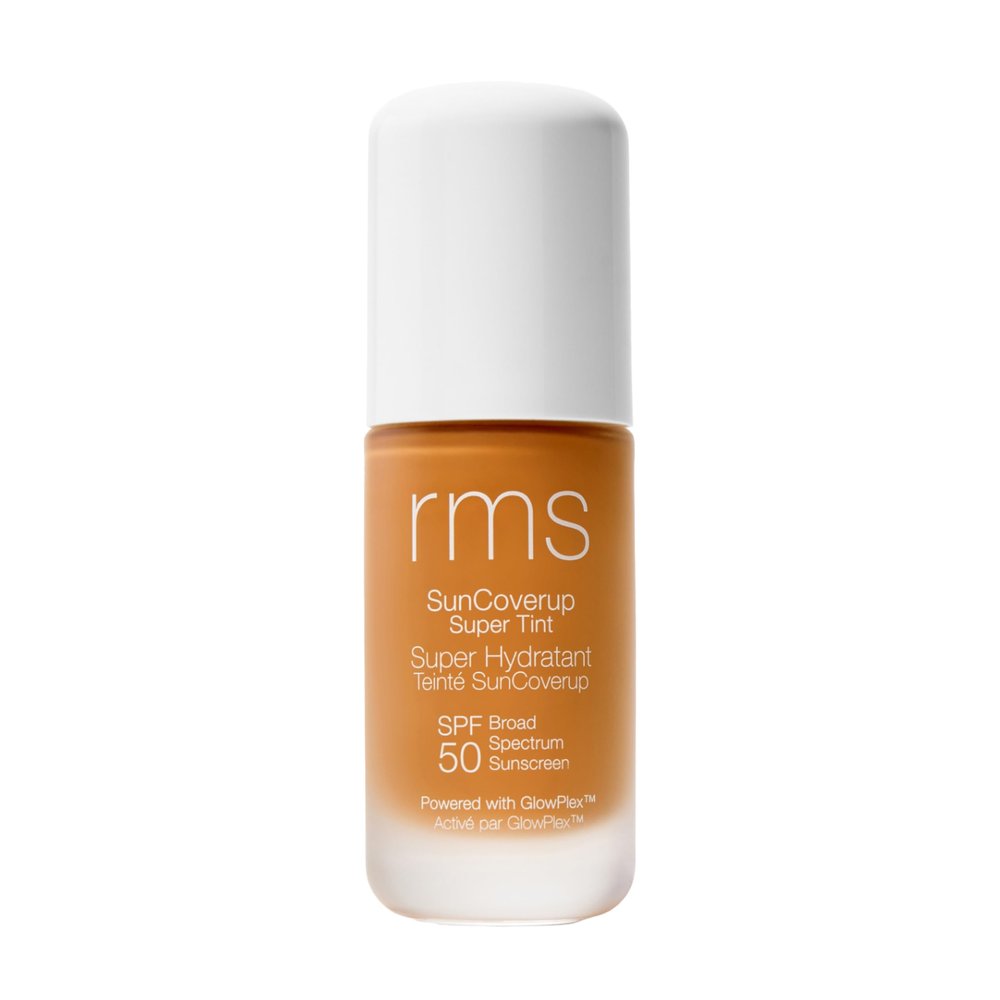 RMS Beauty SunCoverup SPF 50  Broad Spectrum Mineral Sunscreen Foundation, Reef-Safe Zinc Oxide, Tinted Lightweight Sun Protection, Water-Resistant, 1 fl oz