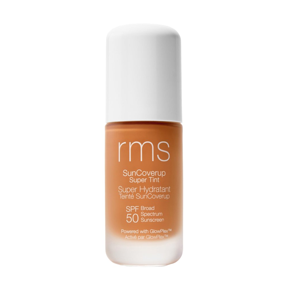 RMS Beauty SunCoverup SPF 50  Broad Spectrum Mineral Sunscreen Foundation, Reef-Safe Zinc Oxide, Tinted Lightweight Sun Protection, Water-Resistant, 1 fl oz