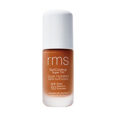 RMS Beauty SunCoverup SPF 50 Broad Spectrum Mineral Sunscreen Foundation, Reef-Safe Zinc Oxide, Tinted Lightweight Sun Protection, Water-Resistant, 1 fl oz