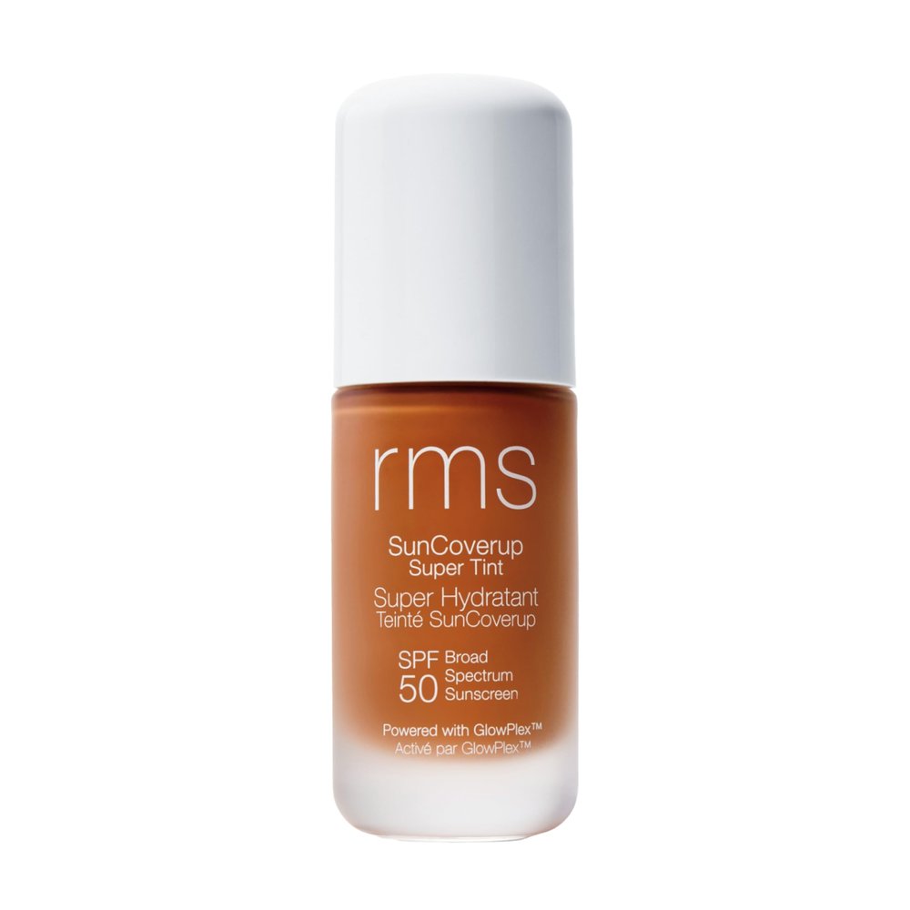 RMS Beauty SunCoverup SPF 50 Broad Spectrum Mineral Sunscreen Foundation, Reef-Safe Zinc Oxide, Tinted Lightweight Sun Protection, Water-Resistant, 1 fl oz