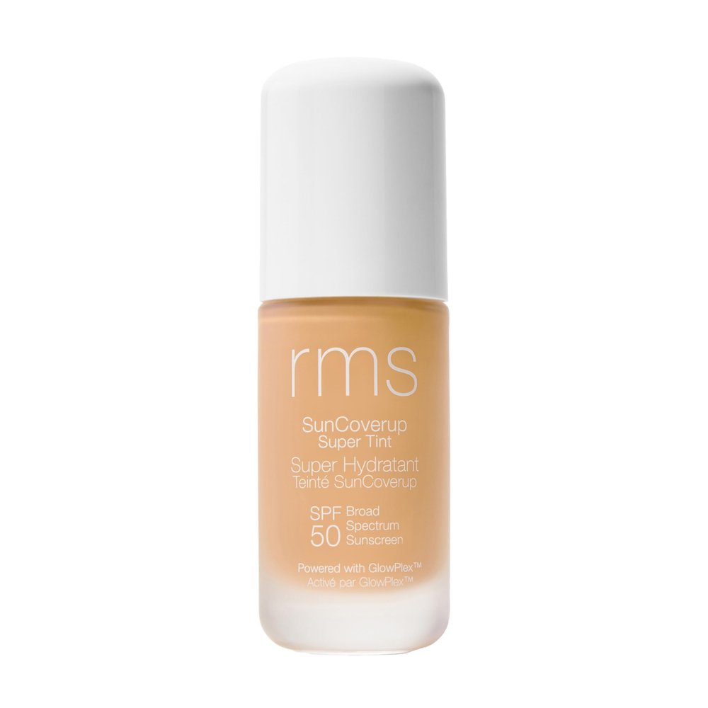 RMS Beauty SunCoverup SPF 50  Broad Spectrum Mineral Sunscreen Foundation, Reef-Safe Zinc Oxide, Tinted Lightweight Sun Protection, Water-Resistant, 1 fl oz