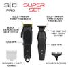 StyleCraft Flex Trimmer and Rebel Clipper Super Set with Tight Guards, Accessories and Travel Case view 2