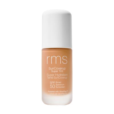 RMS Beauty SunCoverup SPF 50 Broad Spectrum Mineral Sunscreen Foundation, Reef-Safe Zinc Oxide, Tinted Lightweight Sun Protection, Water-Resistant, 1 fl oz
