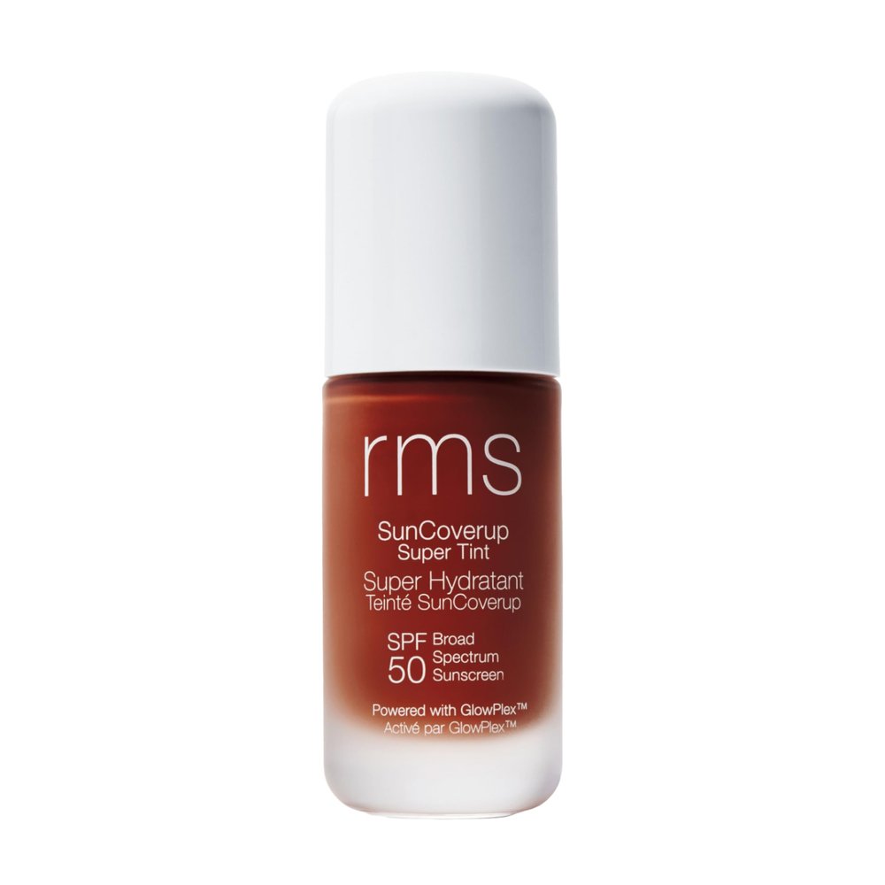 RMS Beauty SunCoverup SPF 50  Broad Spectrum Mineral Sunscreen Foundation, Reef-Safe Zinc Oxide, Tinted Lightweight Sun Protection, Water-Resistant, 1 fl oz