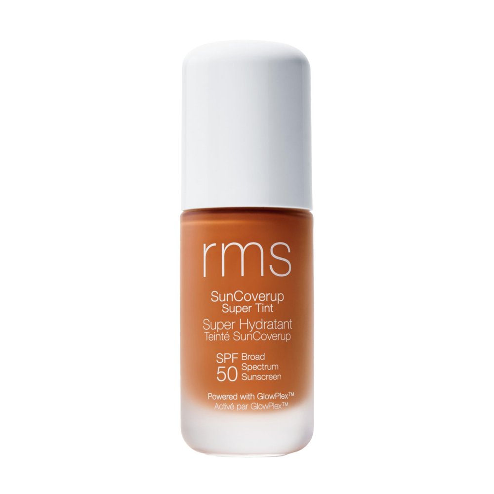 RMS Beauty SunCoverup SPF 50  Broad Spectrum Mineral Sunscreen Foundation, Reef-Safe Zinc Oxide, Tinted Lightweight Sun Protection, Water-Resistant, 1 fl oz